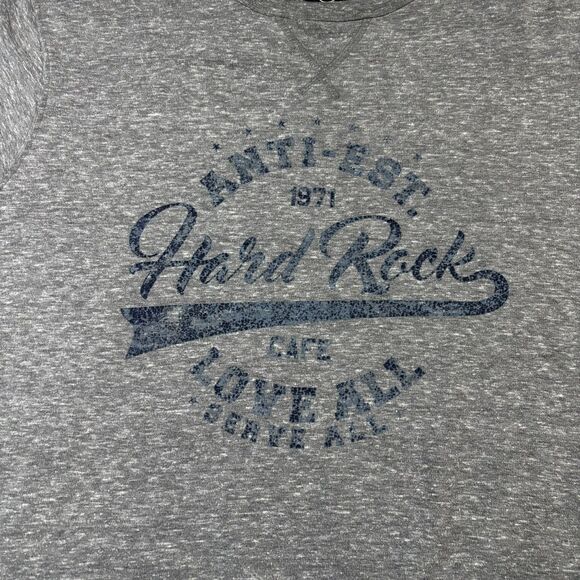 Vintage Hard Rock Cafe Sweatshirt Pullover Men Size Large Gray - Picture 3 of 8
